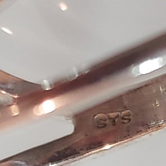 Red ruby star sterling ring by STS - Picture 5 of 7